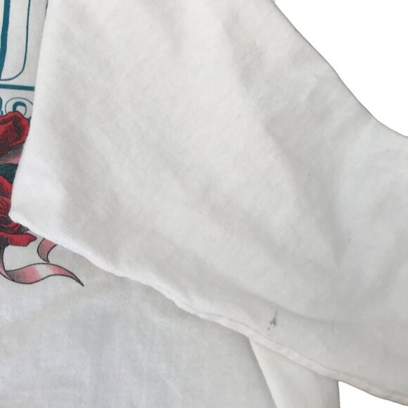 Vtg 1991 3D Emblem Harley Davidson T-Shirt XL Rose Still The Best Valentines 90s - Picture 8 of 10